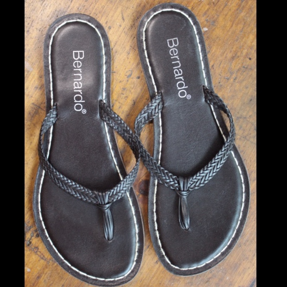 Black Bernardo Sandals